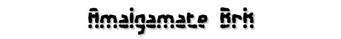 Amalgamate BRK font